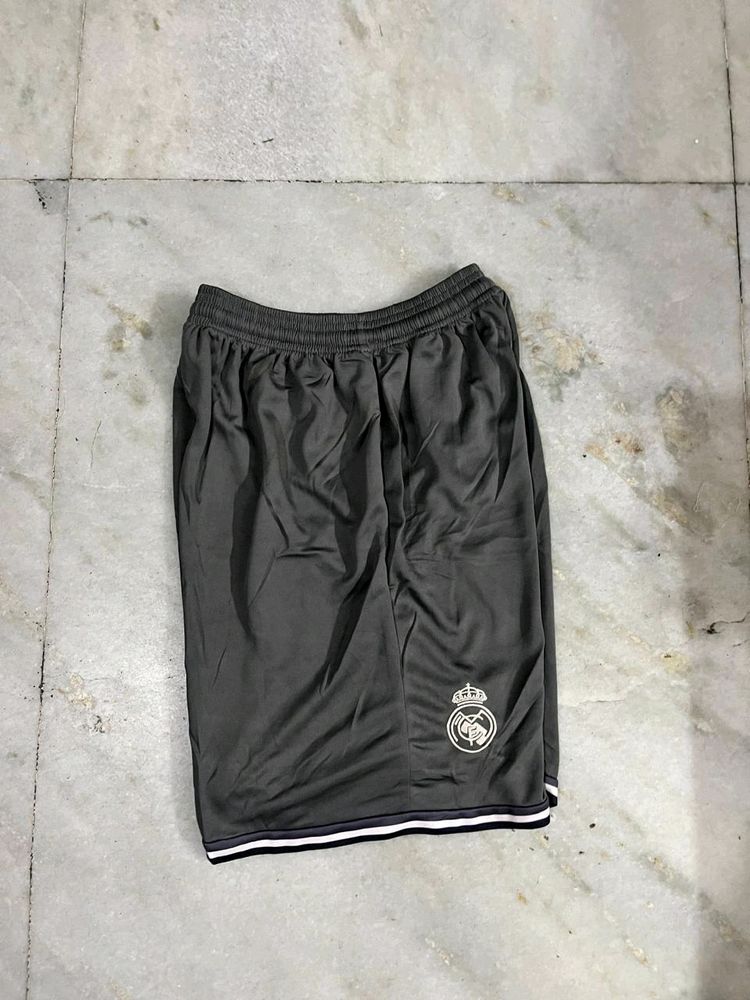 ADIDAS ORIGINALS REAL MADRID THIRD GREY SHORTS