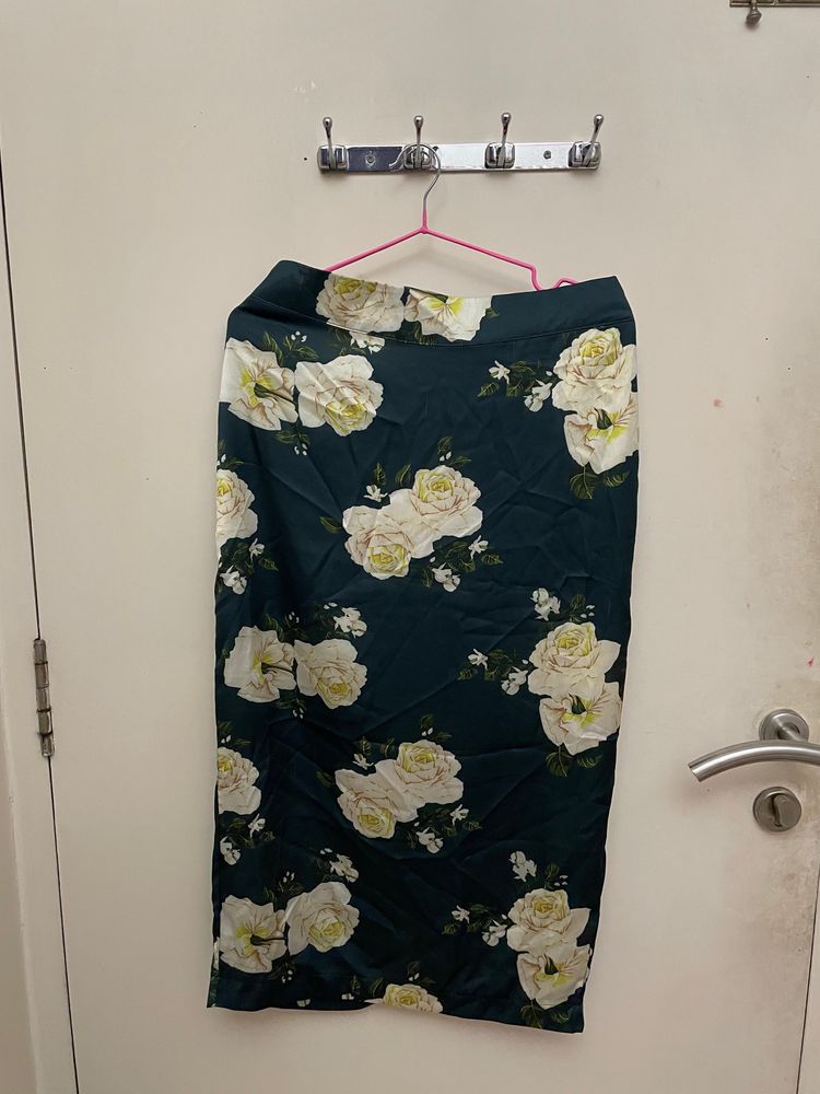 Floral Midi Skirt