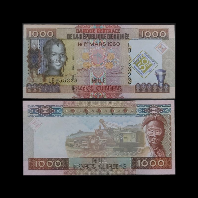 Guinea 1000 Francs Commemorative Banknote