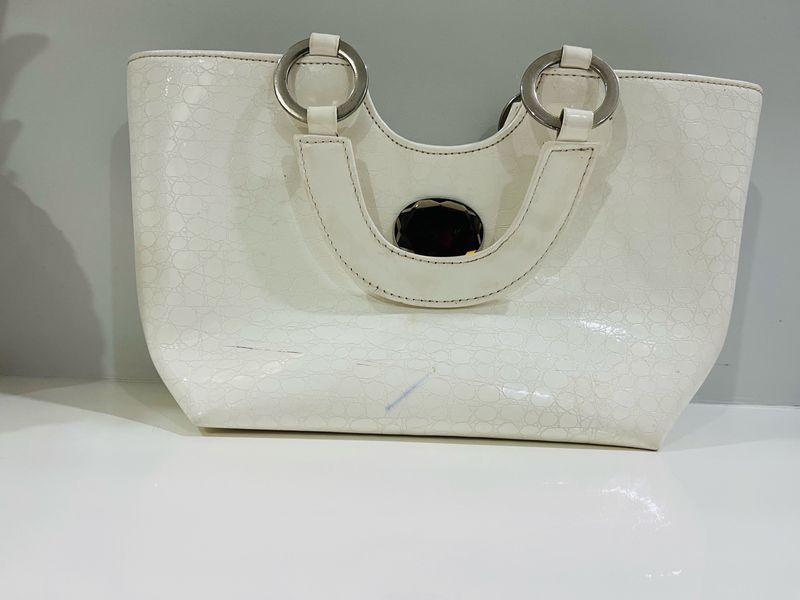 White Small Handbag