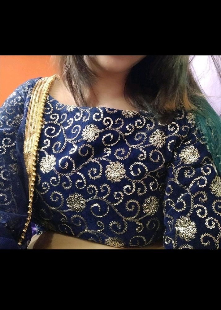 Neavy Blue Lehenga 💙