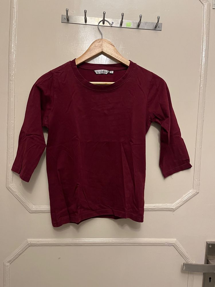 Maroon Top, Size XS