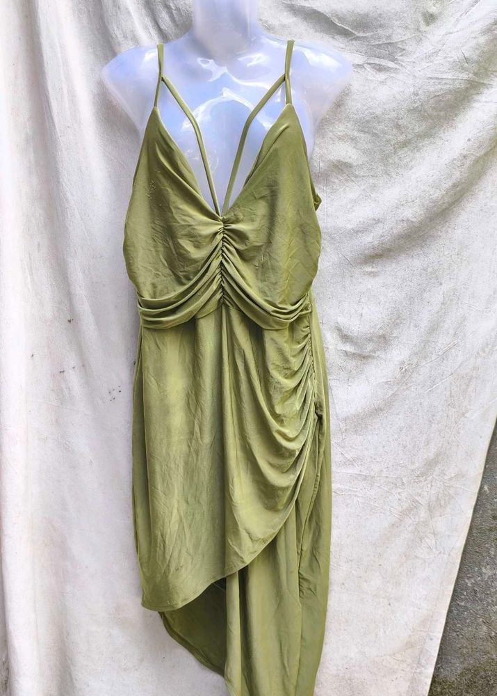 1.12.9 SEXY LIME GREEN LONG DRESS