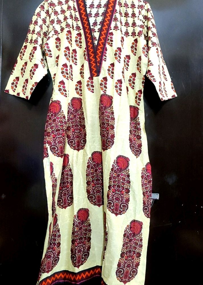 Multi Floral Print Kurti For Girl Or Woman 38 Bust