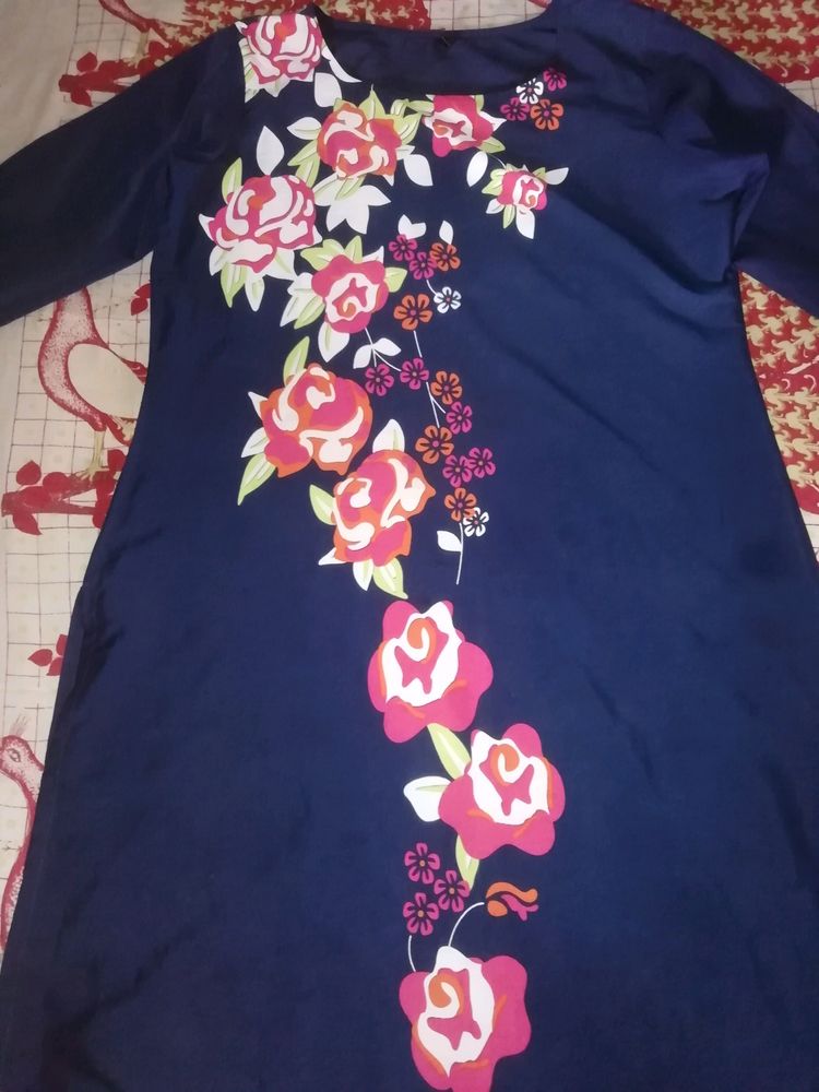 Floral Print Kurta.