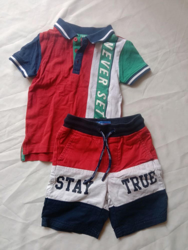 Boys Shirt And Short Set