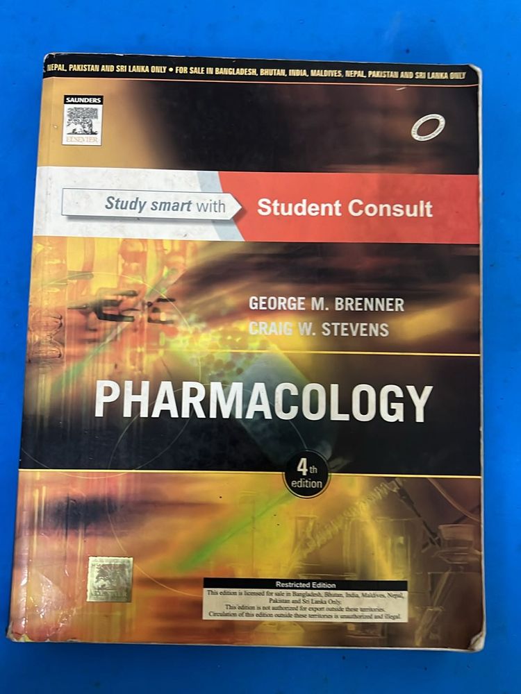 Pharmacology- Brenner & Stevens