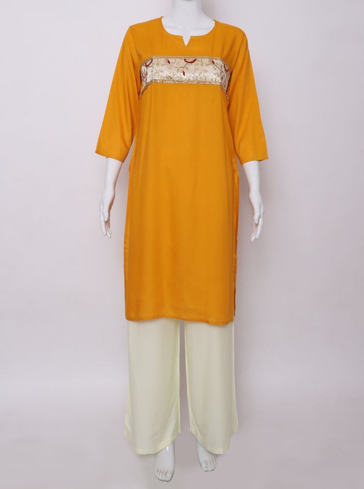 Unused Women Kurti Set With Plazo