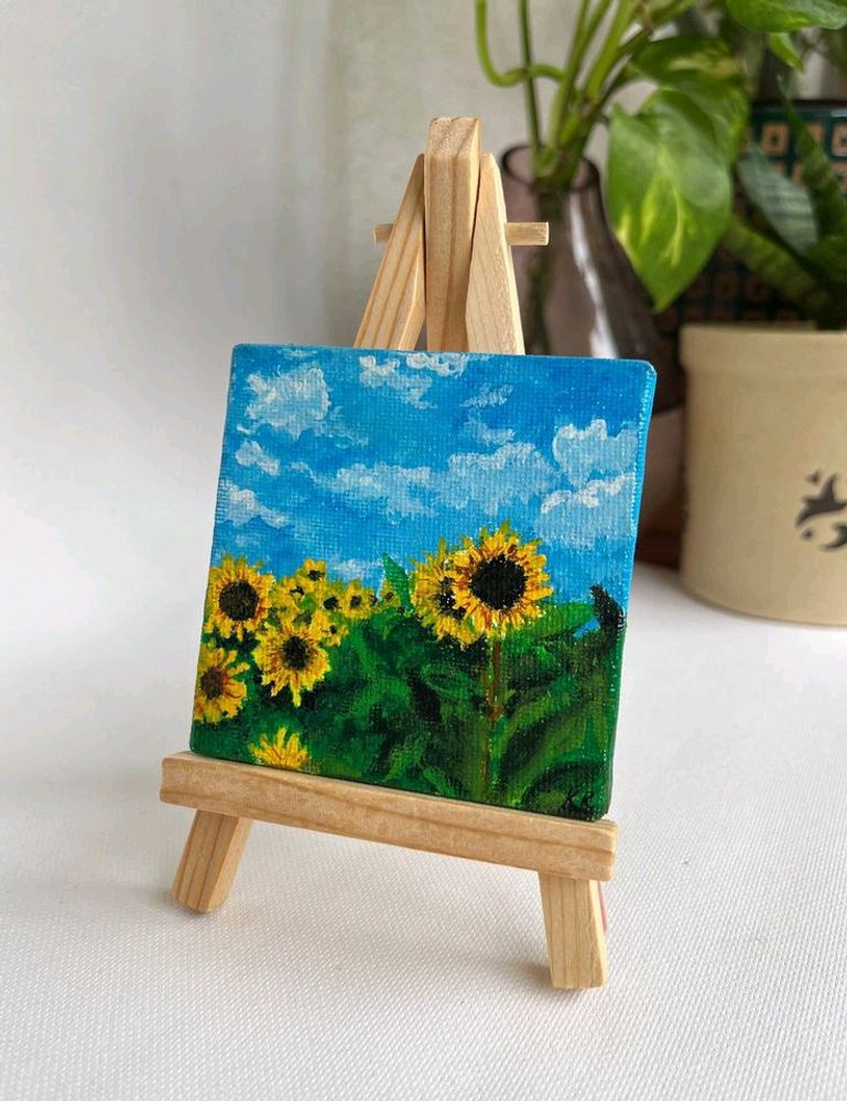 Set Of 12 Mini Canvas Painting