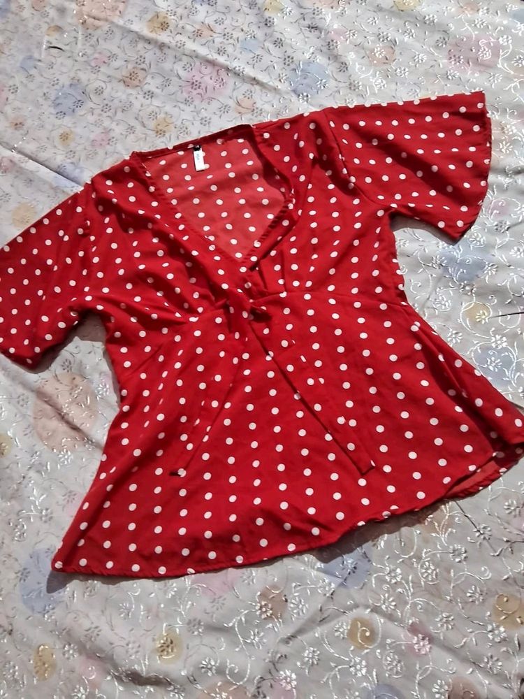 Red Polka Dot T-shirt