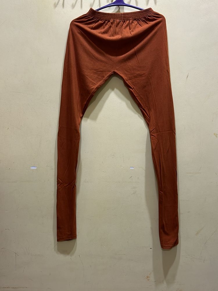 Rust Colour Leggings Size M