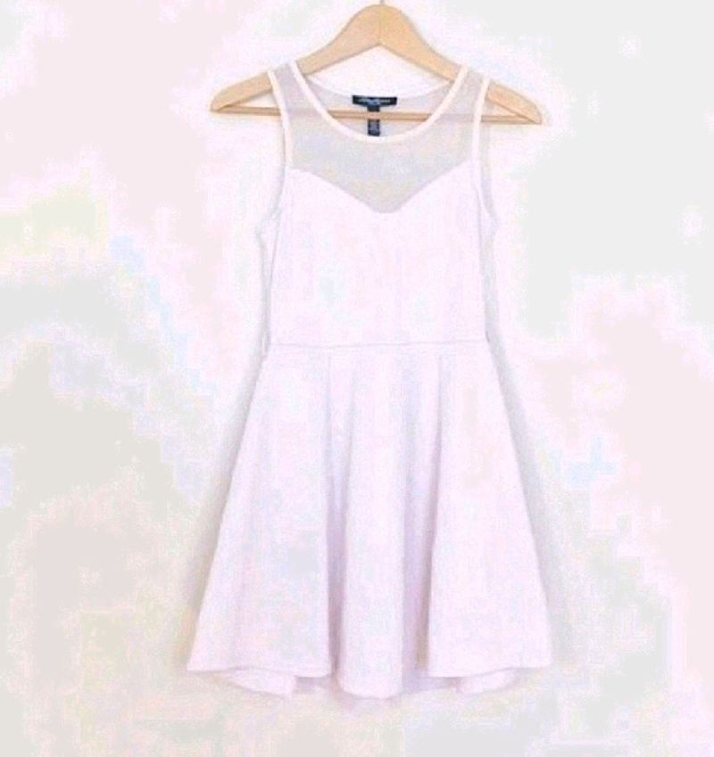 H&M White Skater Dress