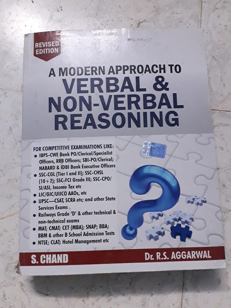 Verbal and Non-Verbal Reasoning By R.S.AGGARWAL