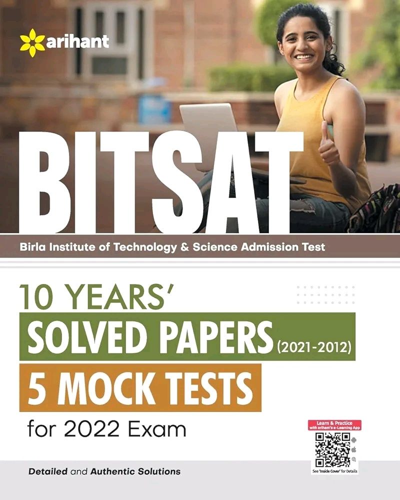 BITSAT 10 YEARS SOLVED PAPERS, 5 MOCK TESTS