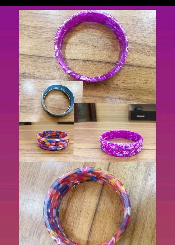 Pack Of 3 Multicolor Bangles