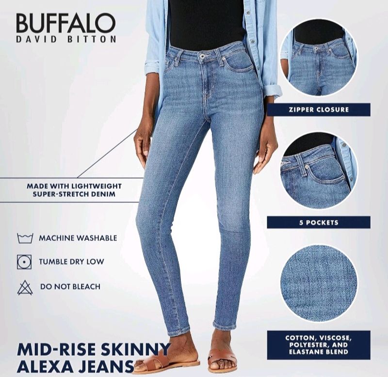 New Mid-rise Skinny Alexa Jeans