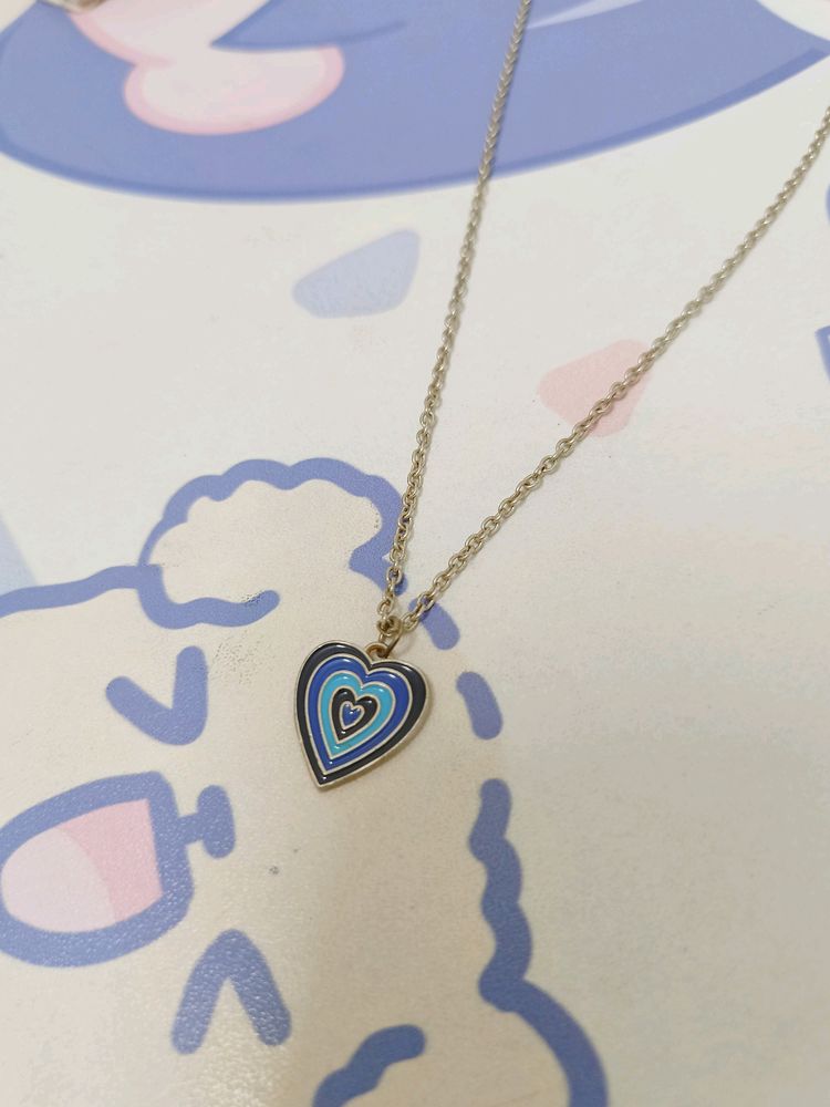 Aesthetic Pinteresty Heart Pendant Chain🎀