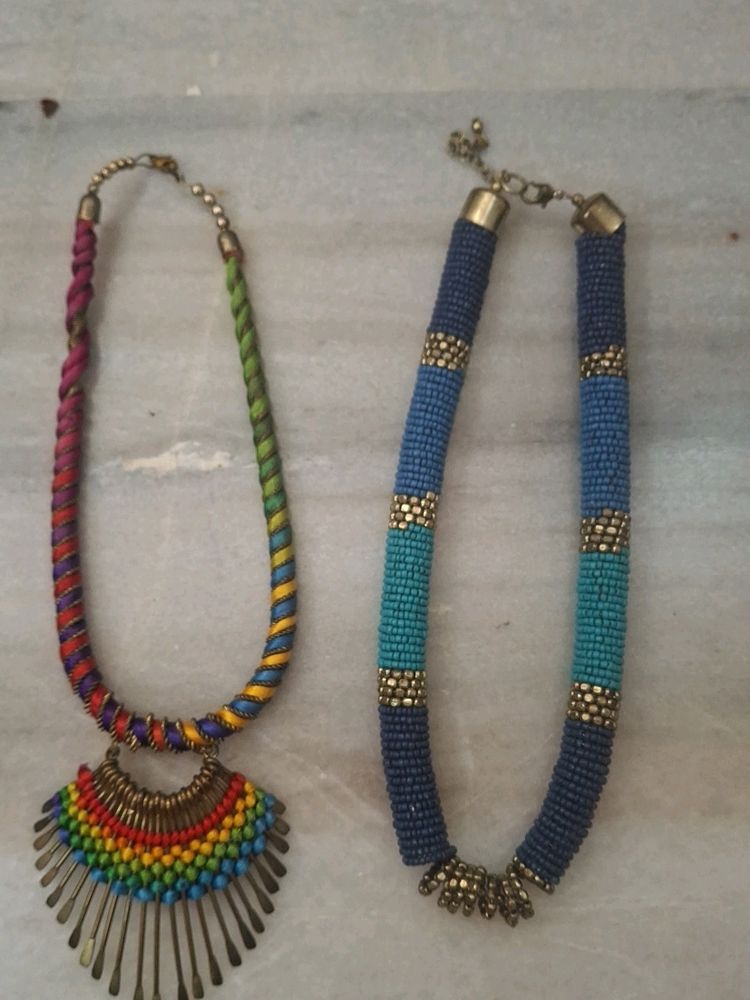 Colorful And Vibrant Heavy Necklace