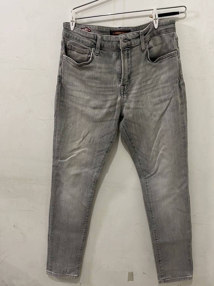 Men Superdry 32 Waist Denim Slim Fit