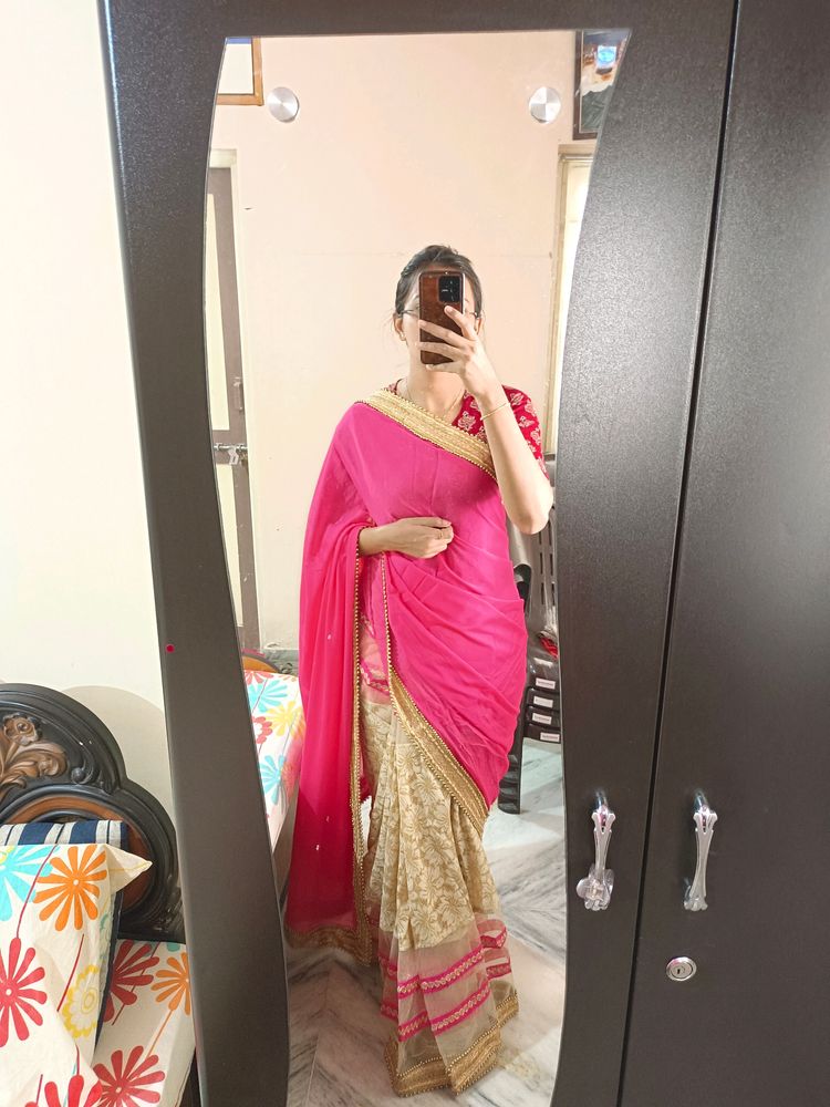 Beautiful Pink Saree💕