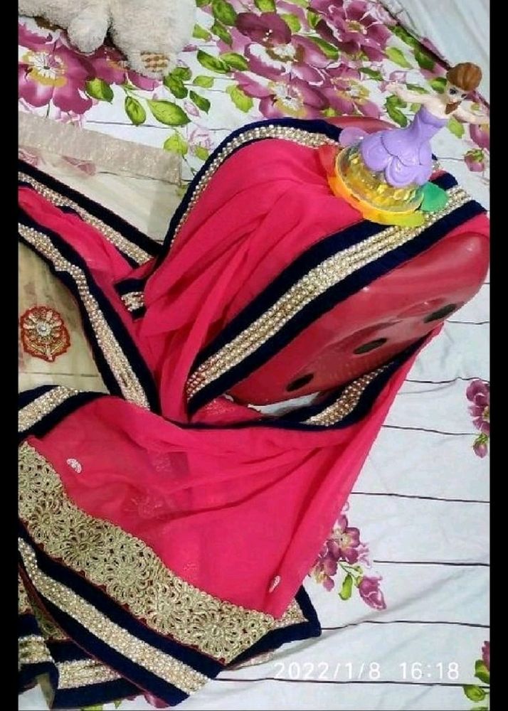 Lehnga Style Saree