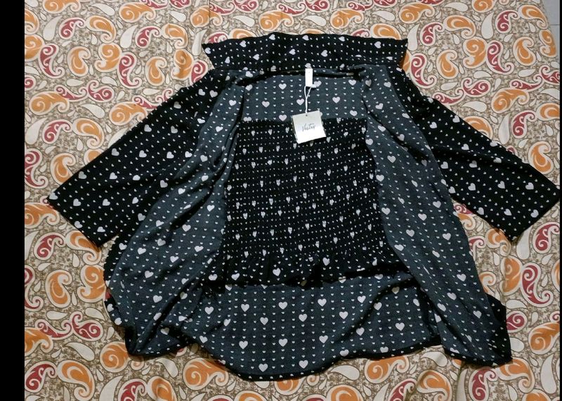 Jacket Type Top For Girls