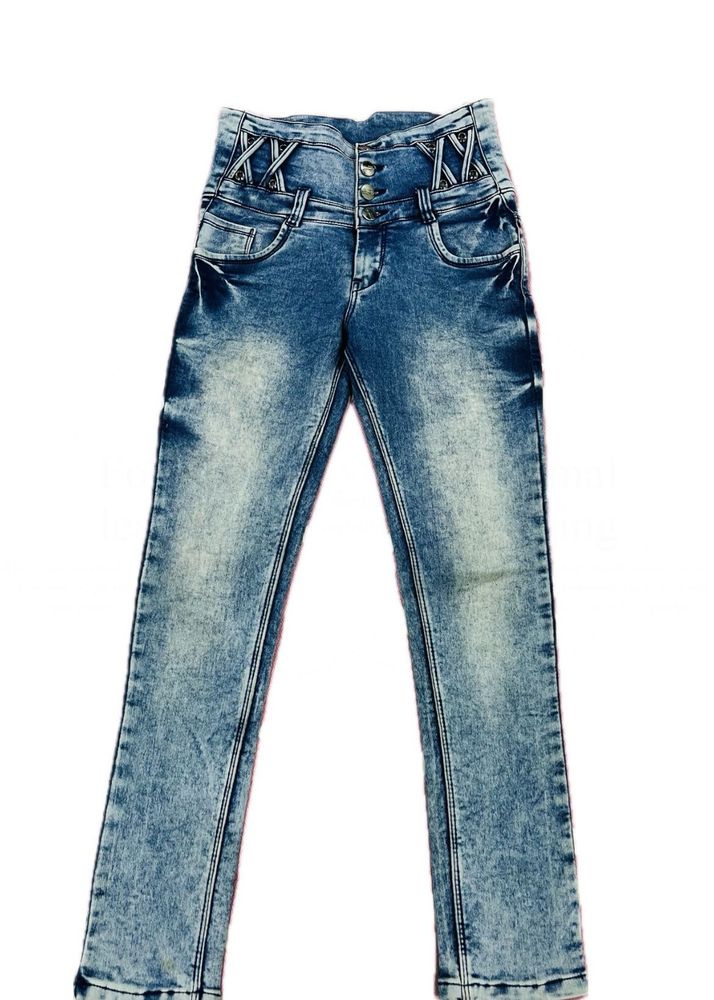 High Waist Slim  Western Skinny Stretchable Jeans.