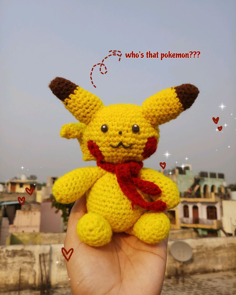 Crochet pikachu