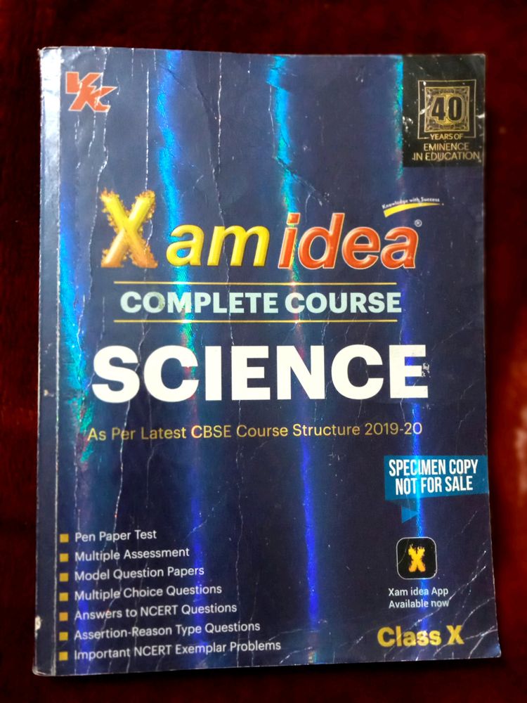 Science Xam Idea For Class 10th