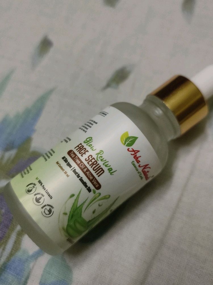 Glow Revival Face Serum- Tea Tres Oil & Aloevera