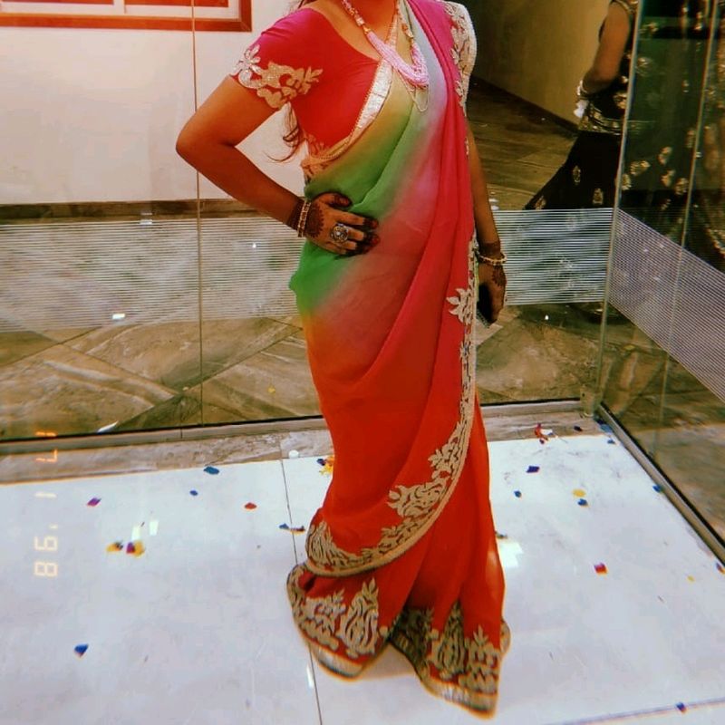 Multi Colour Saree