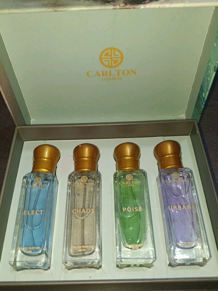 Carlton London Elite Set Of 4 Unisex Fragrances