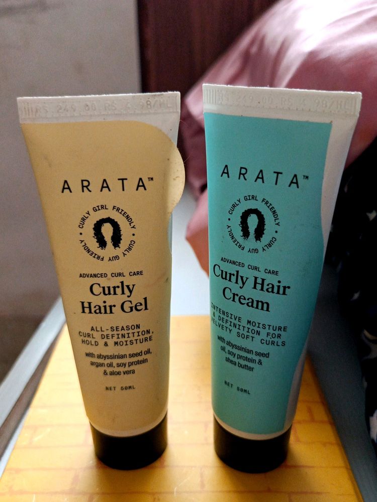 ARATA CURLY HAIR CREAM AND GEL