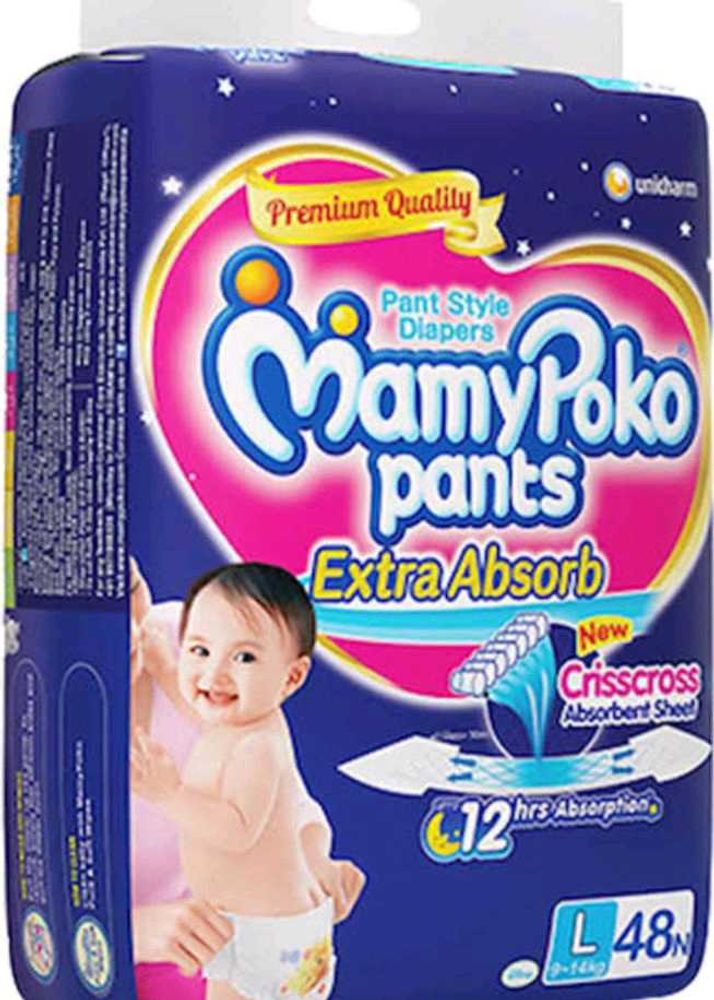 Mamy Poko Pants Diaper Size-L Total-12 Piece