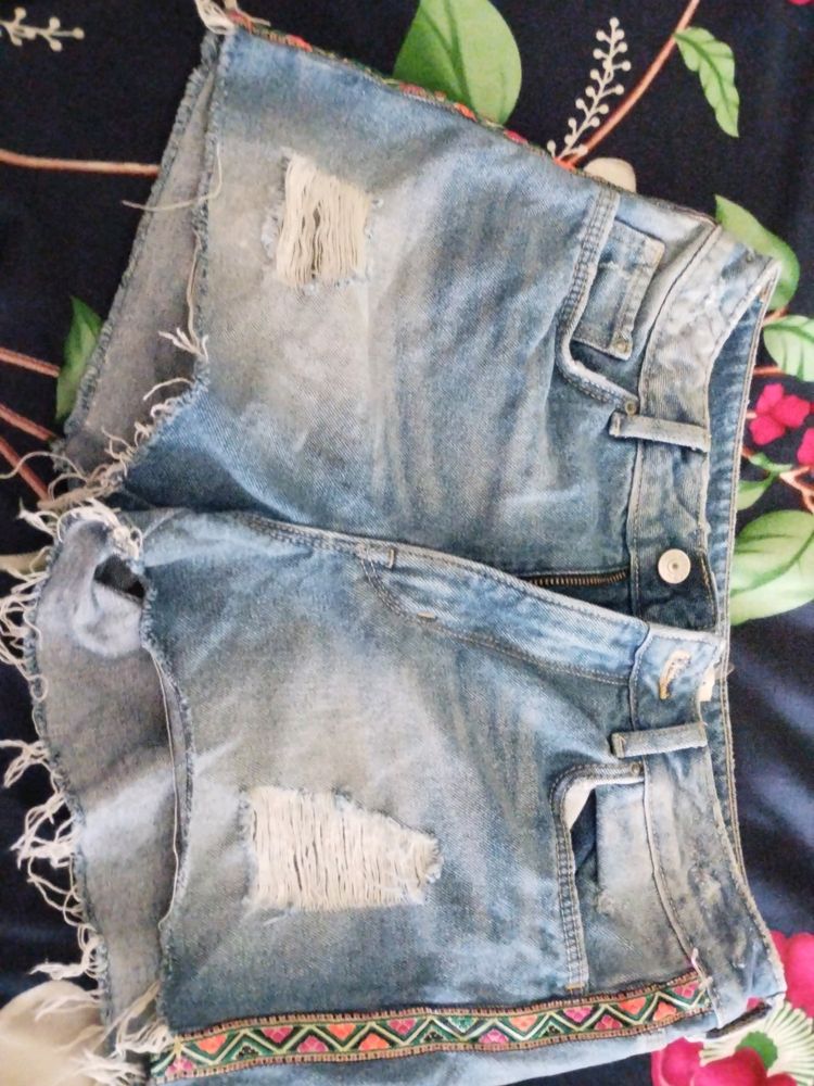 Denim Y2k Shorts