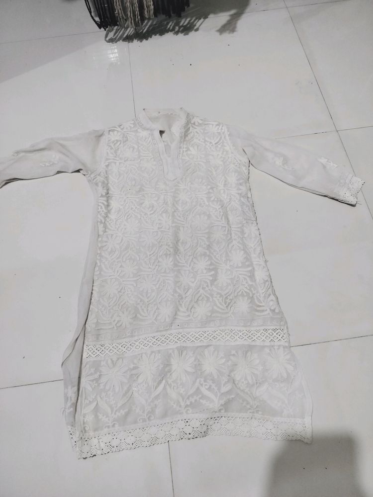 White Chicken Kari Kurti