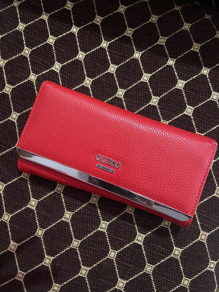 ORIGINAL GUESS RED WALLET