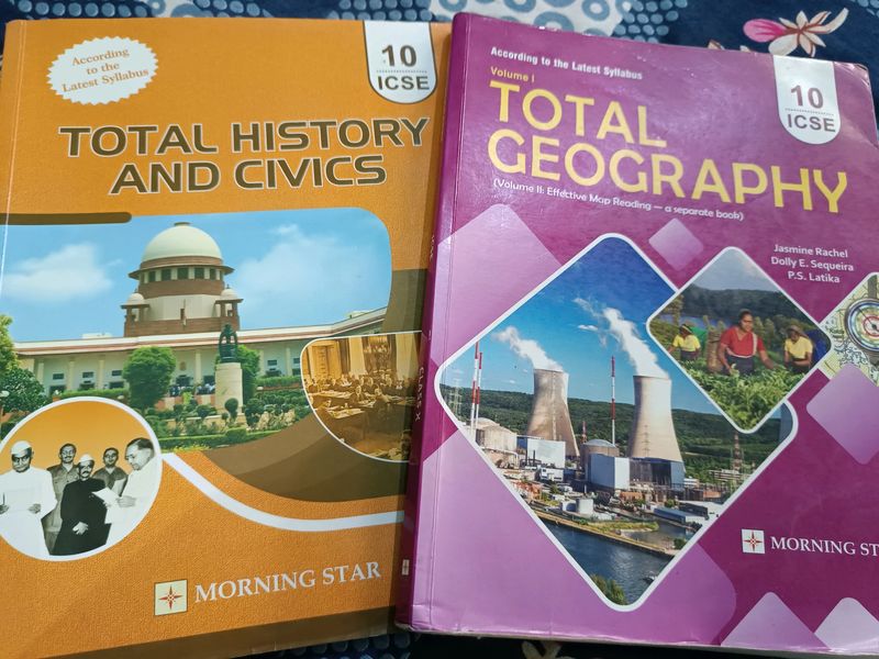 Class 10 ICSE Geography And History&civics Book