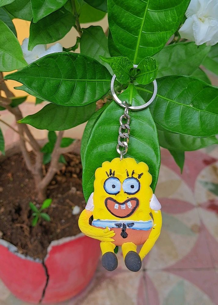 Spong Cartoon Key Chain