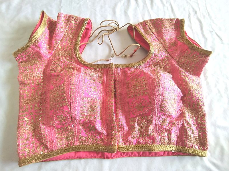 Pink Embroidered Blouse