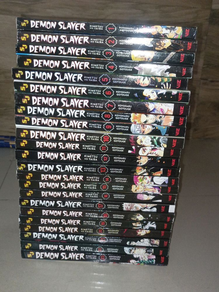 Demon Slayer Manga Complete 1 To 23 Comics Set