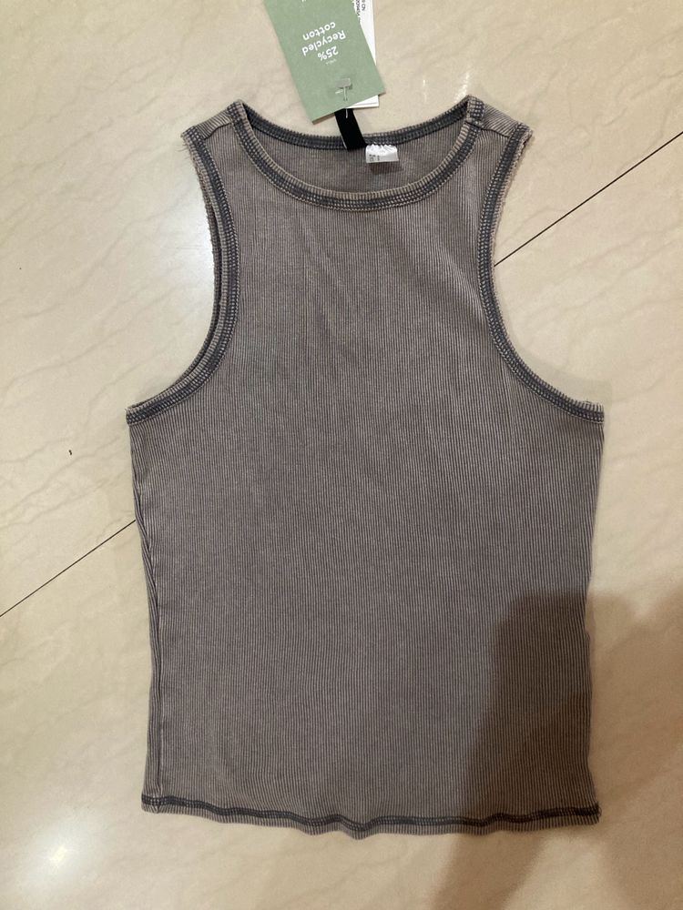 NEW WITH TAGS H&M Ribbed Vest Top For Women