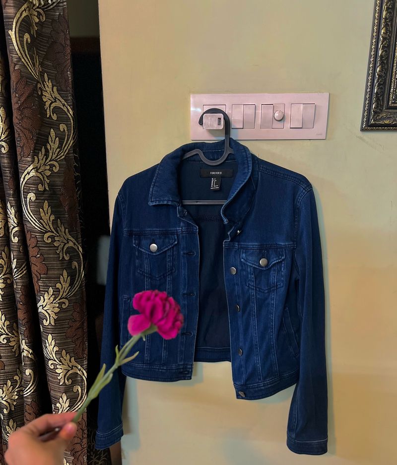 Navy Blue Denim Jacket