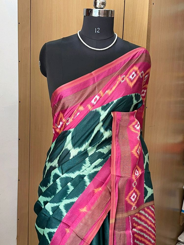 Raw Cotton Saree