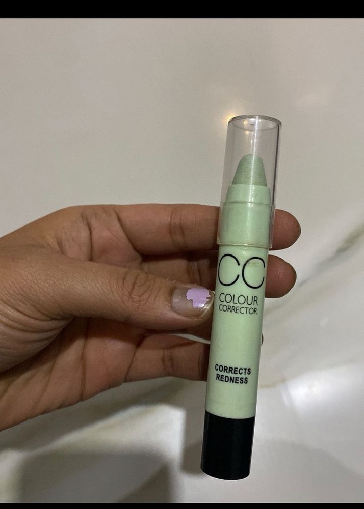 GREEN COLOUR CORRECTER-Corrects Redness