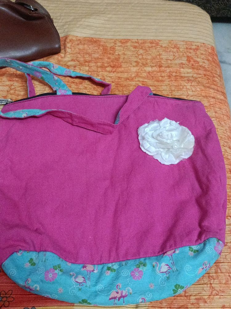 Pink Colour handbag
