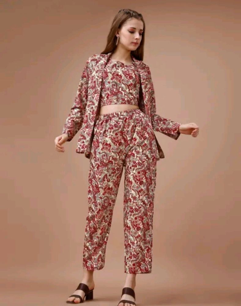 top Pant Co-ord Set (3pis)