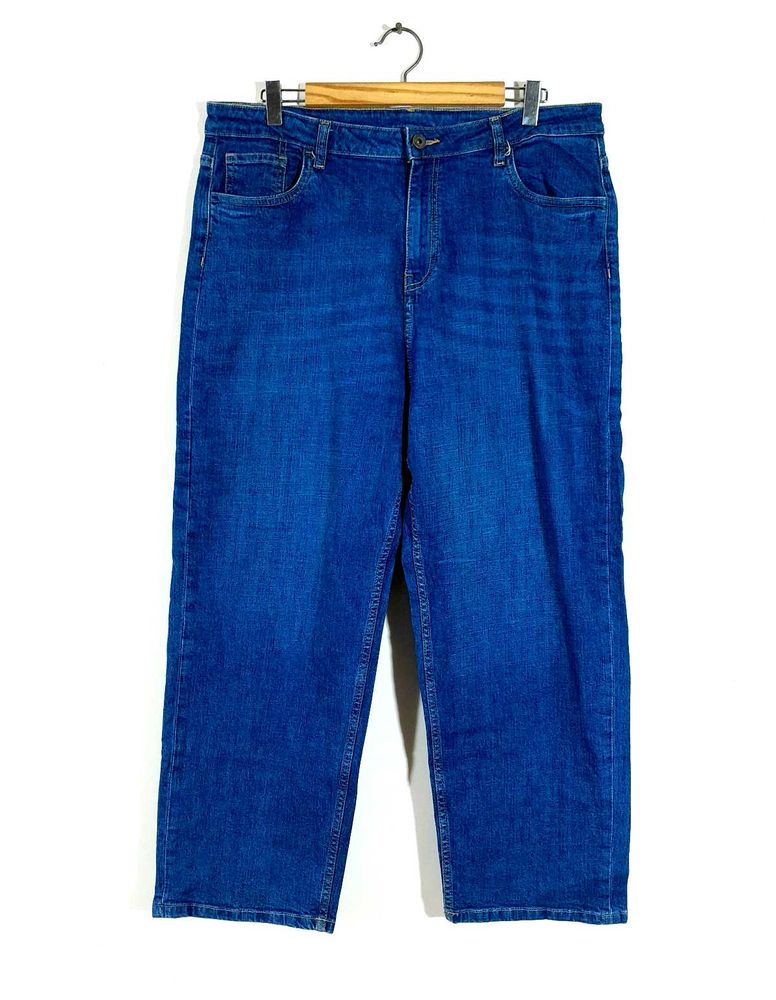 Mid Blue Straight Fit Jean's