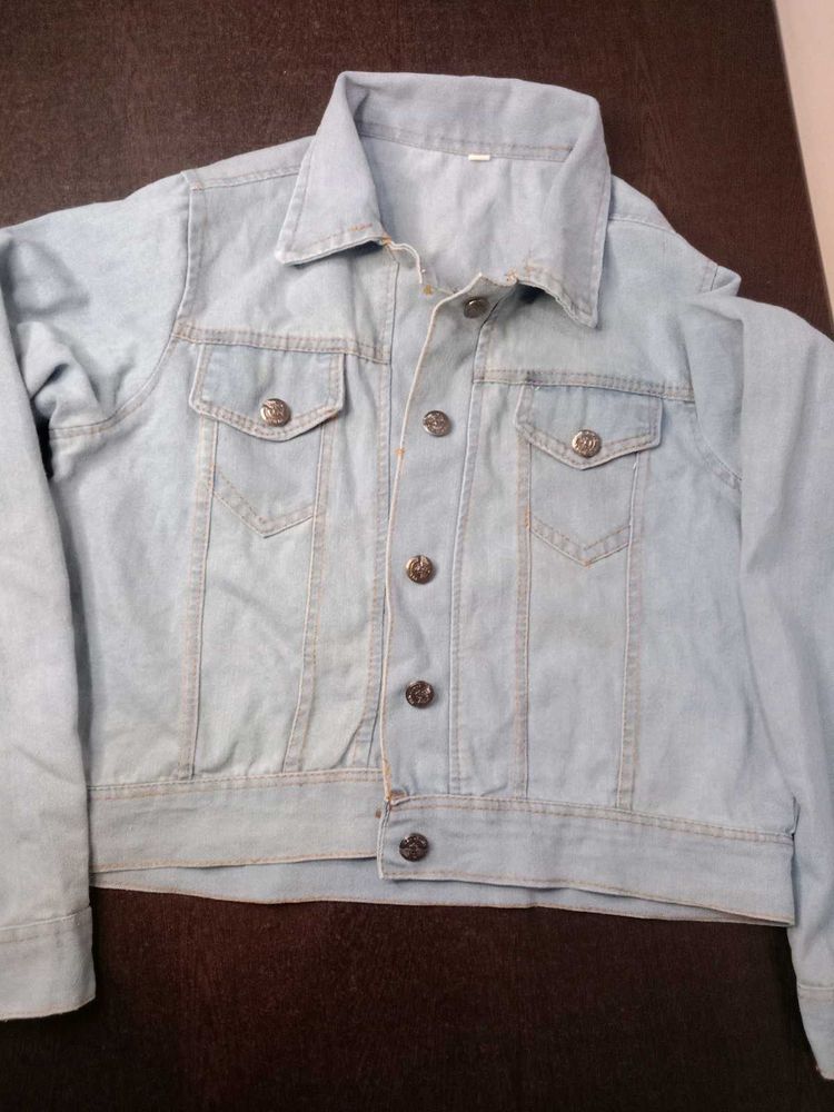 Denim Jacket For Women || Size -S ||