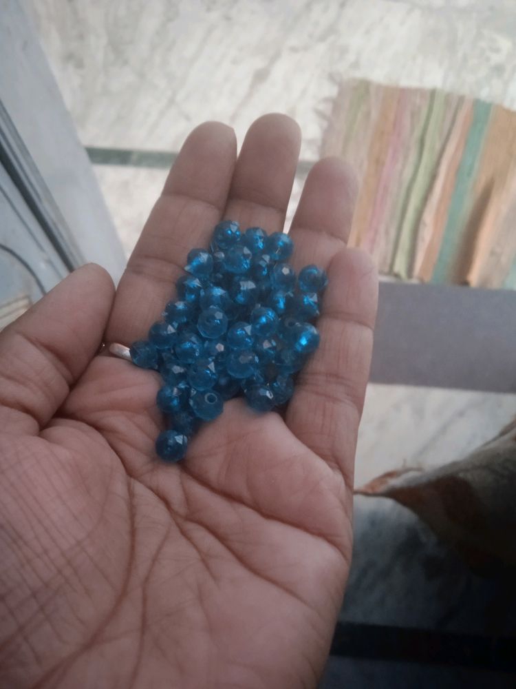 Dark Sky Blue  Beads